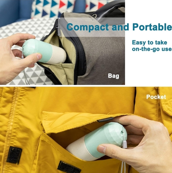 Betife Beige/Mint Pill Organizer - 7-Day, Portable, Waterproof, Moisture-Proof - Picture 7 of 8